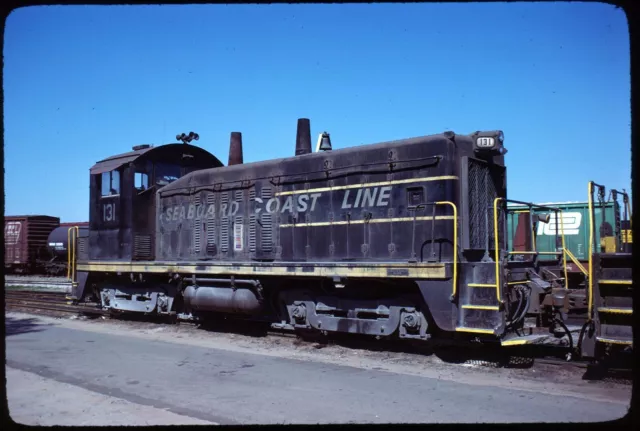 Original Rail Slide - SCL Seaboard Coast Line 131 Charleston SC 3-19-1978