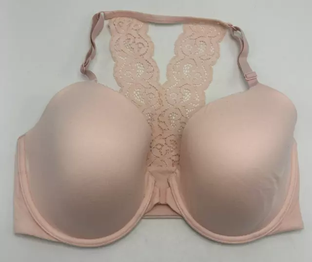 Victoria Secret Bra 34DD Racerback Perfect Coverage Pink Body by Victoria