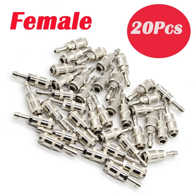 20Pcs Air Hose Aadpt Cuff Connector Blood Pressure Quick Female Bayonet socket