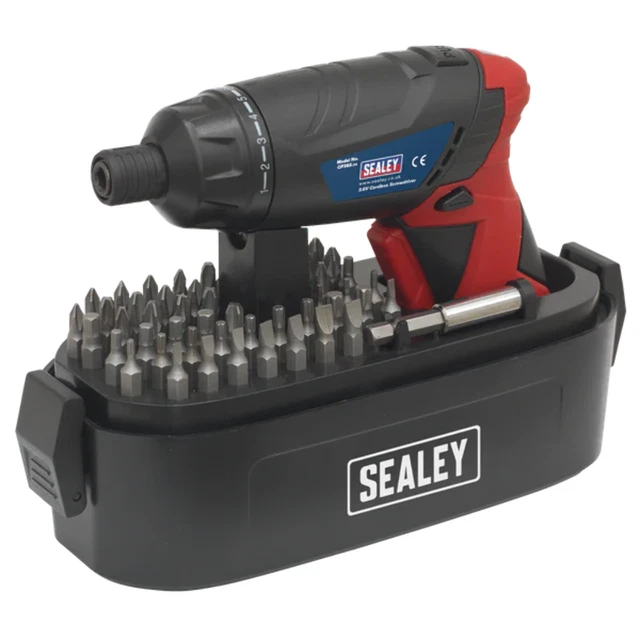 53pc 3.6V Cordless Screwdriver Set Model No. CP36S
