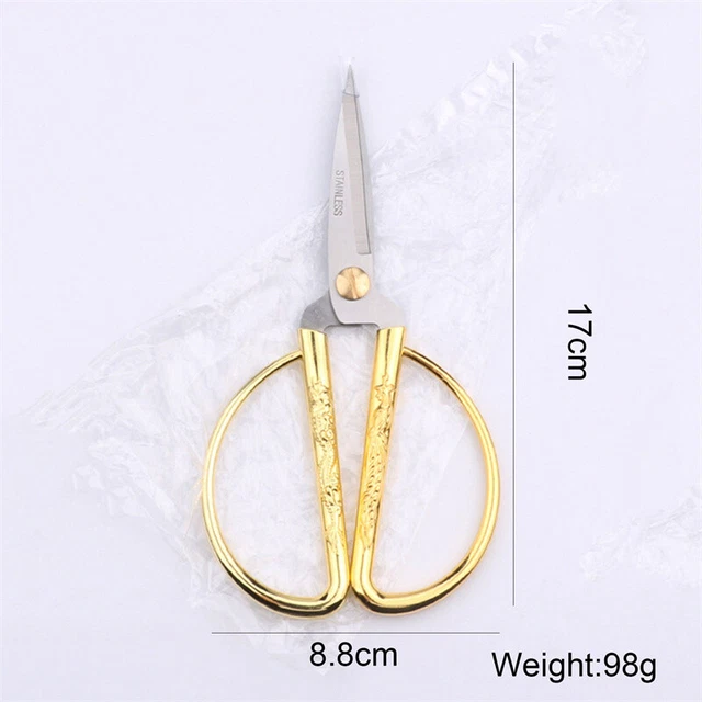 Stainless Steel Sewing Scissors Cutter Tailor Fabric Cutter Sewing Embroidery ql