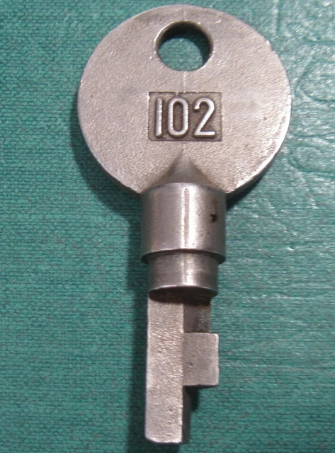Llave de candado ambiental de alta seguridad Sargent & Greenleaf # 102 vintage