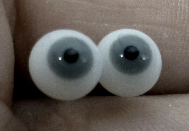 Yeux Bleus Anciens Pour Poupée De Collection – État D’origine