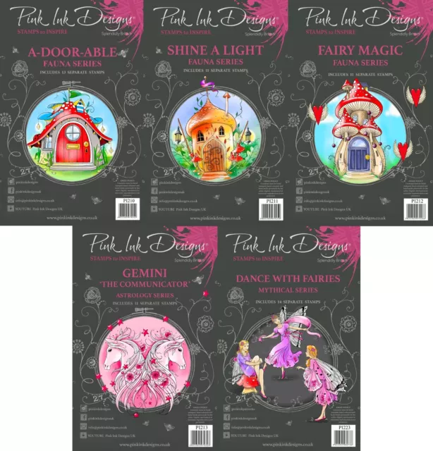 Pink Ink Designs - Mitico & Fauna Collezione - A5 Timbri