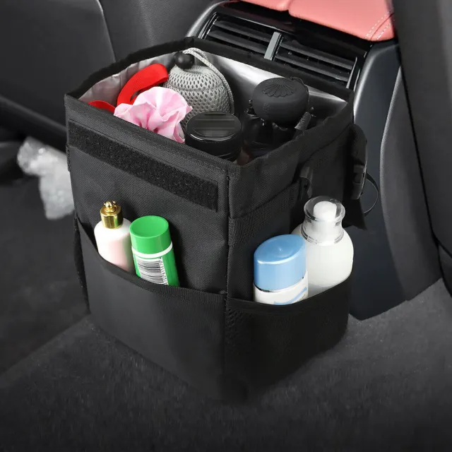 Portable Car Seat Back Garbage Bag Car Auto Trash Can Leak-proof Dust  Holder Case Box Car Styling Oxford Cloth - Car Trash - AliExpress