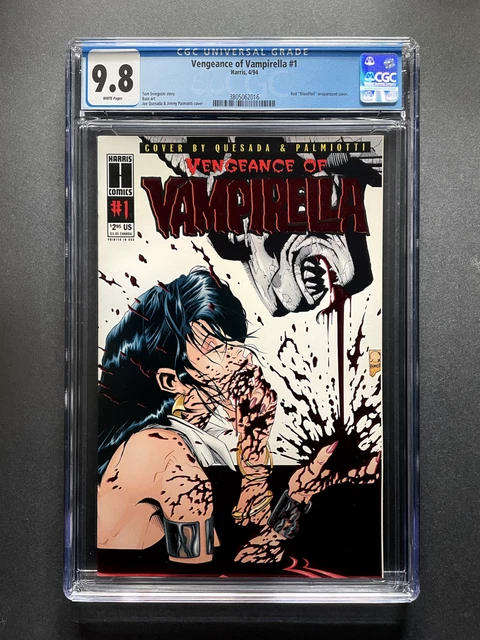 Vengeance of Vampirella #1 - CGC 9.8 - Red "Bloodfoil" wrap cover