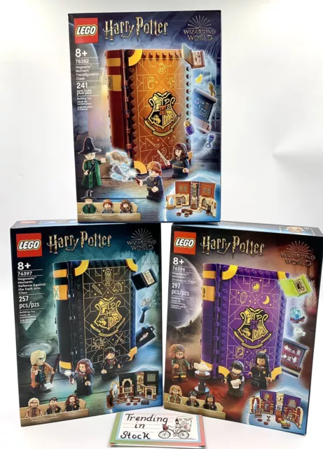 LOT OF 4* NEW Lego Harry Potter Hogwarts Moment Books 76382 76383 76396  76397