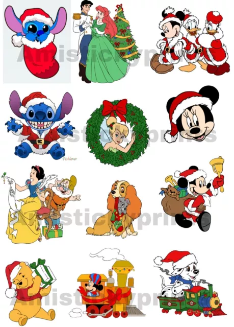 Winnie The Pooh Christmas Disney Stickers Tigger Piglet Eeyore