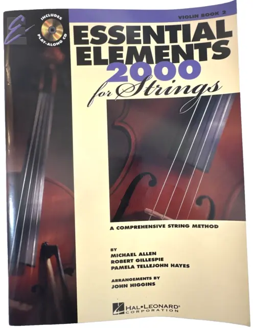 Essential Elements for Strings, Book 2, Violin, w/CD, new (BB1)