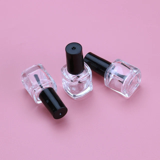 10 pz/pack contenitore cosmetico lucidatura vetro pennello smalto bottiglie bottiglia di vetro