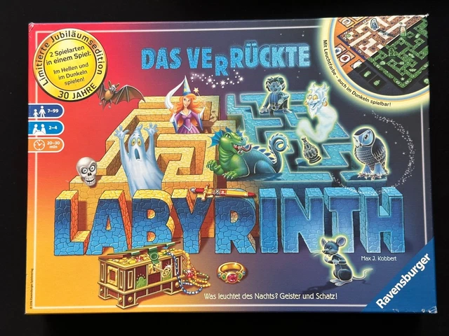 Ravensburger Das Verrückte Labyrinth - 30 Jahre Jubiläumsedition Nachtleuchtend