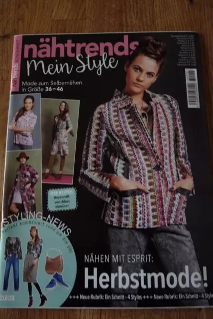 Nähtrends  Sonderheft  Schnittmuster, Nähmagazin, Kleider, Fashion Style, neu