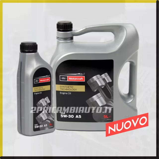 6LT Aceite Motor Motorcraft _ SAE _ 5W30 A5 Synth Original Para Ford - Sintético