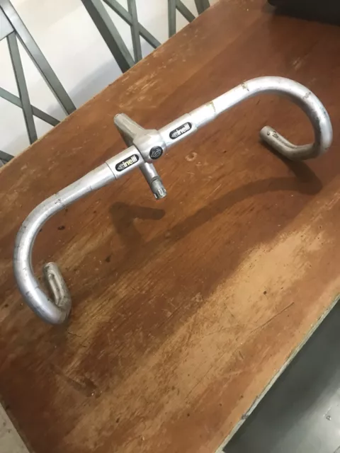 Vintage Cinelli Handlebars Drop Bars & Stem Set Road Bike Nice See