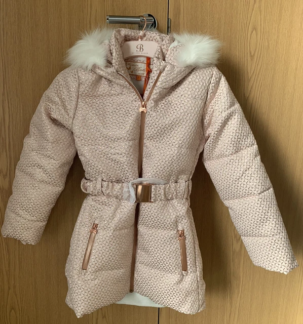 Cappotto rosa Ted Baker ragazze età 13 anni nuovissimo