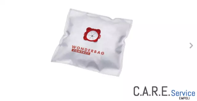 Sacchetti Wonderbag Compact + Adattatore Aspirapolvere Sacchi Rowenta Originali 2