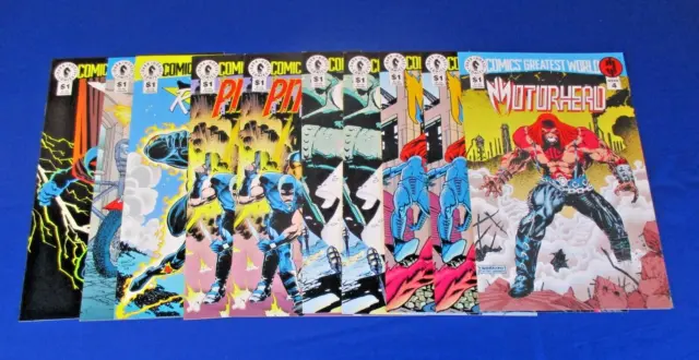 Comics Greatest World Comics Barb Wire Ghost Pit Bulls Lot of 10