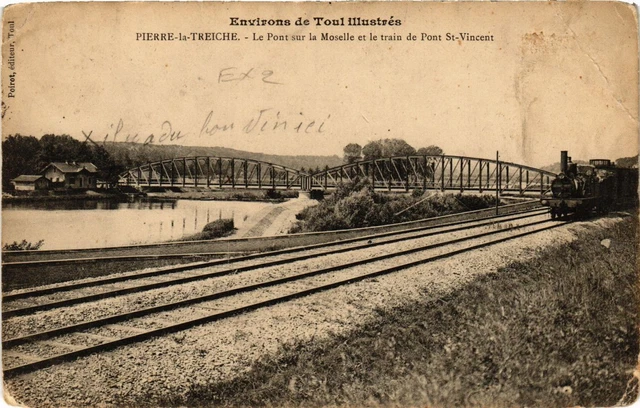 CPA Pierre la Treiche - Le Pont sur la Moselle (276975)