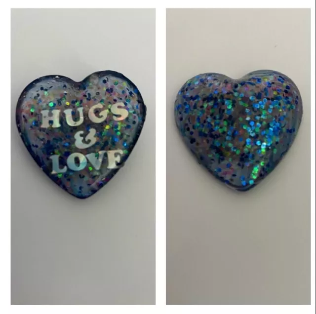 Handmade resin pocket hug