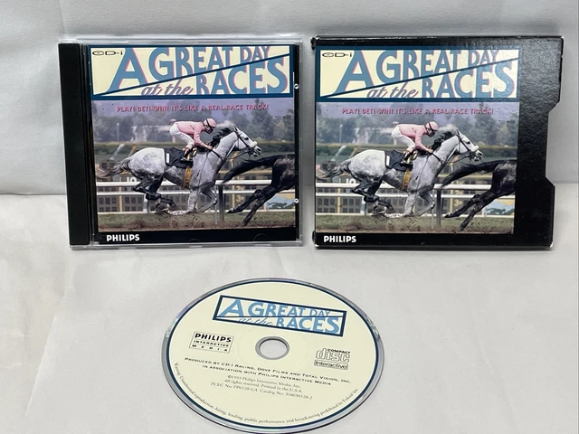 Great Day at the Races (Philips CD-i, 1993) Very Good Condition