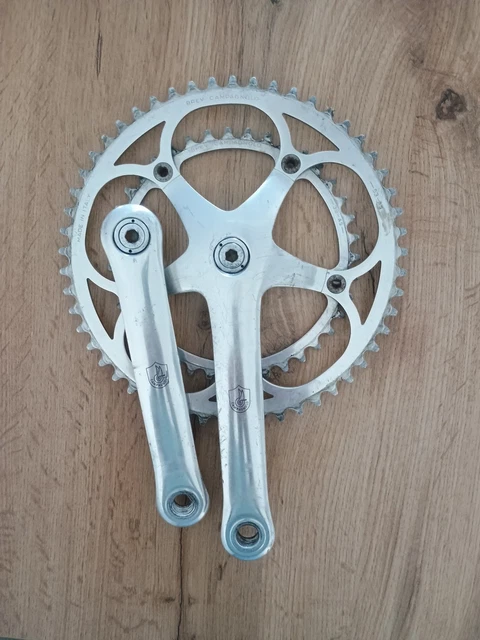 Pédalier Campagnolo C-Record Vintage Années 80 - Pour Vélo De Route 7/8 Vitesses, 170mm, 53/39