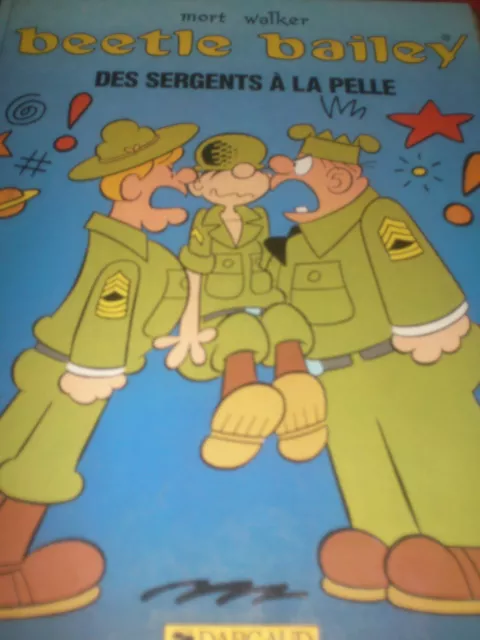 Beetle Bailey Des sergents à la pelle Mort Walker Edition originale