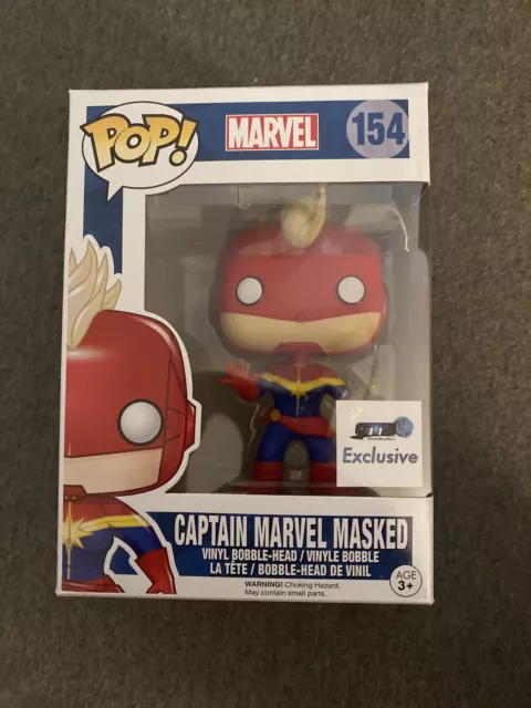 Funko Pop Captain Marvel Masked 154 GTS Exclusive