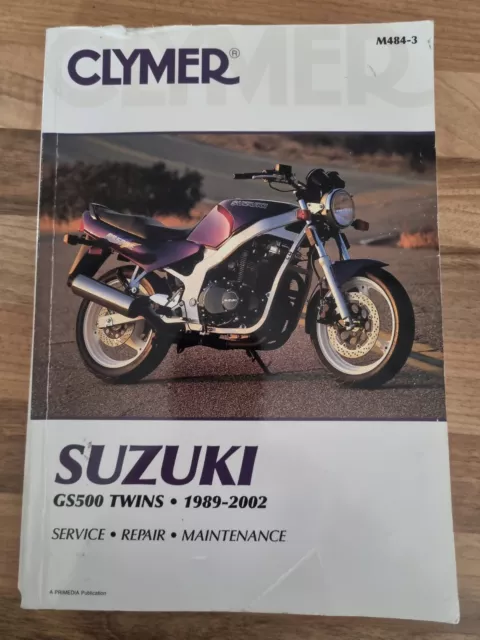 Suzuki Clymer Service And Repair Manual GS-500 twins  used