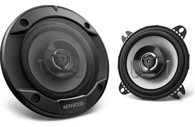 Kenwood KFC-1066S 440W Peak 4" Sport Series 2-Way Coaxial Car Speakers