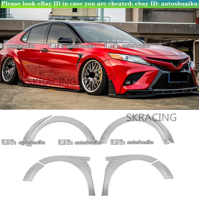UNPAINTED WHEEL FENDER Flares Body Kit For Toyota Camry SE XSE 1822