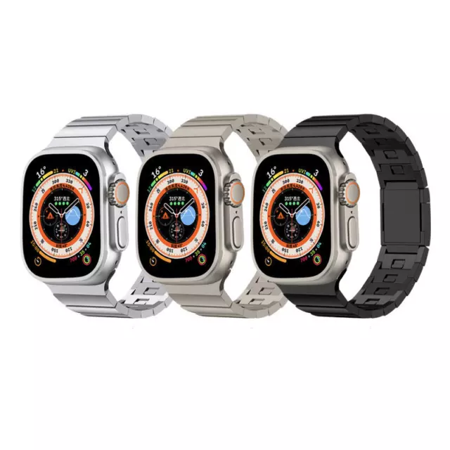 Magnetic Titanium Stainless Steel Metal Loop Strap for Apple Watch Ultra 8 49mm 2