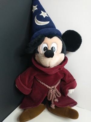 mickey mouse wizard plush