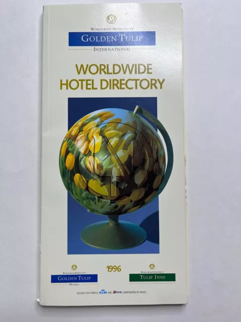 Golden Tulip Worldwide Hotel Directory International Travel Booklet 1996
