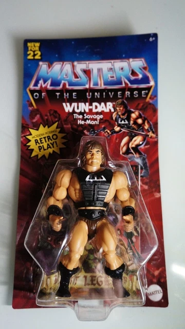 mattel masters of the universe origins wun-dar neu und ovp