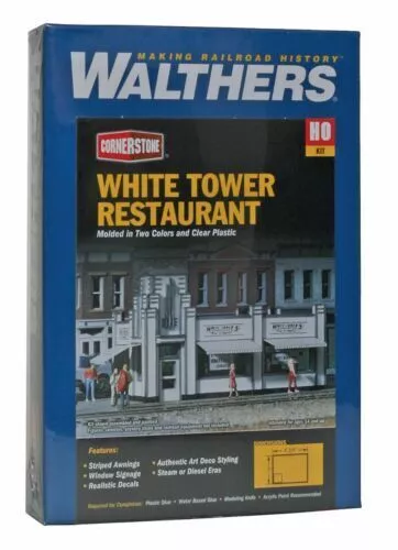 Walthers HO White Tower Restaurant Kit