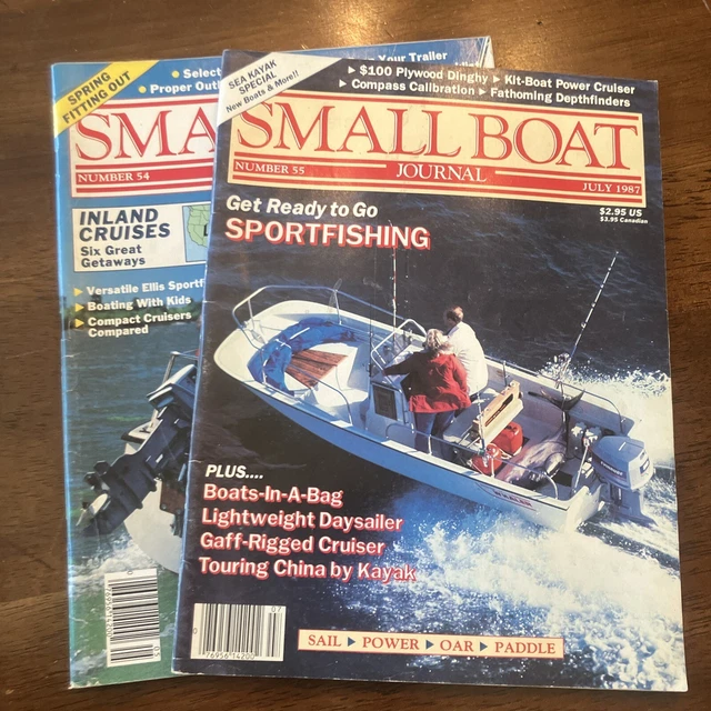 SMALL BOAT JOURNAL 1987 Lot Of 2 54 And 55 £11.61 PicClick UK