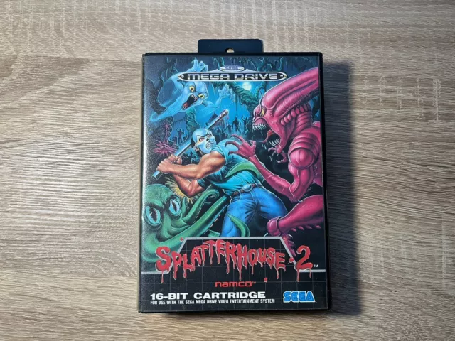 Sega Mega Drive Spiel : Splatterhouse 2 - Modul Anleitung OVP cib / PAL MD