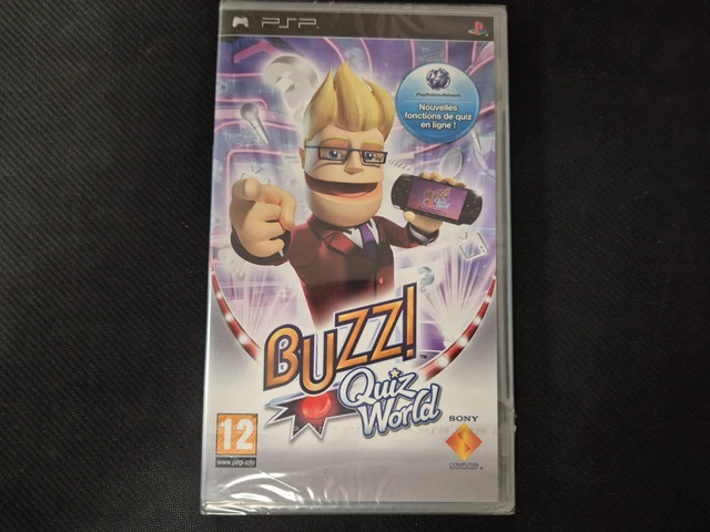 Jeu PSP Buzz Quiz World NEUF Sous Cellophane Scellé - Version PlayStation Portable