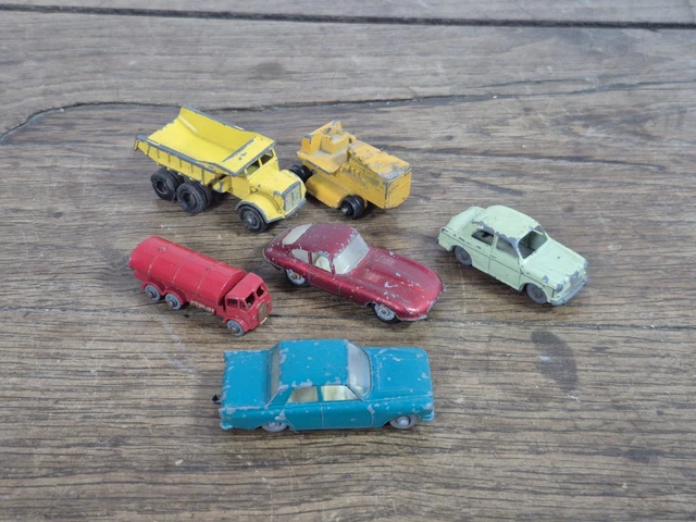 Lot Voitures EPAVES : Norev CIJ Politoys Matchbox Lesney Burago Maisto