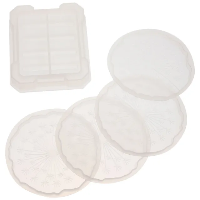 1 Set von Coaster Form Silicon Coaster Form Epoxidform DIY Tea Tassenmattenform