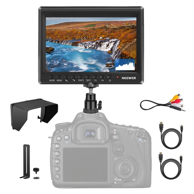 Neewer 7 inch 4K 1080p Camera Field Monitor HD Video Assist IPS 1920x1200