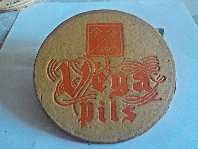 1 Sous Bock Biere Vega Oxford Recto / Verso Brasserie Motte Cordonnier