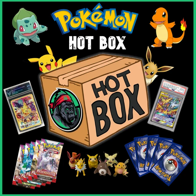 POKÉMON HOT BOX!!! Graded cards, Trading cards and more!!! 79.95