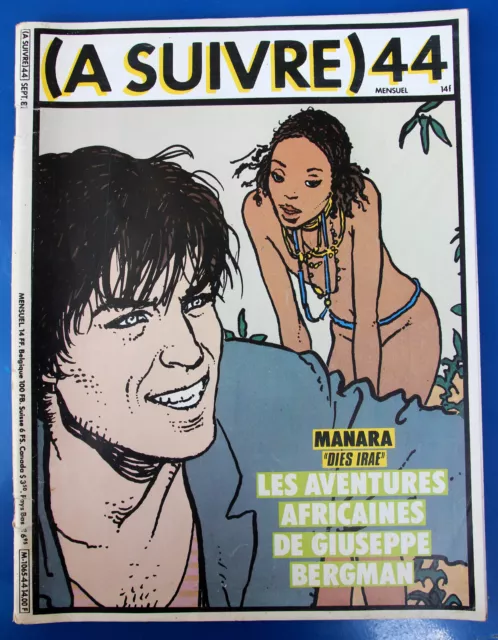 ( a suivre ) revue - n° 44 - Manara Dies Irae - septembre 1981