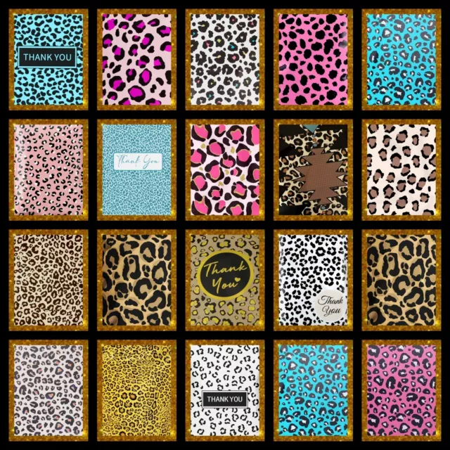 Poly Mailers 10x13 Leopard Cheetah Assortment