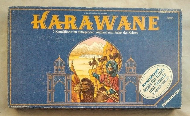 Ravensburger 013524: Karawane [Taktikspiel]. 5 Kamelführer im aufregenden Wettla