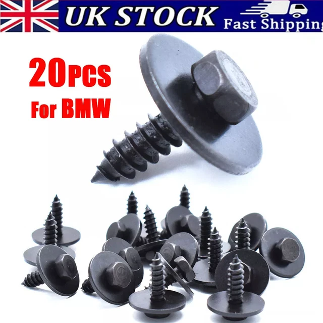 40x SELF TAPPING SCREWS For BMW FORD VW MK3 WASHER HEX HEAD 10mm - Foto 2