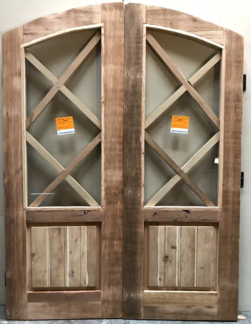 Rustic door solid wood oak mahogany alder birch maple Choose species/size glass 4