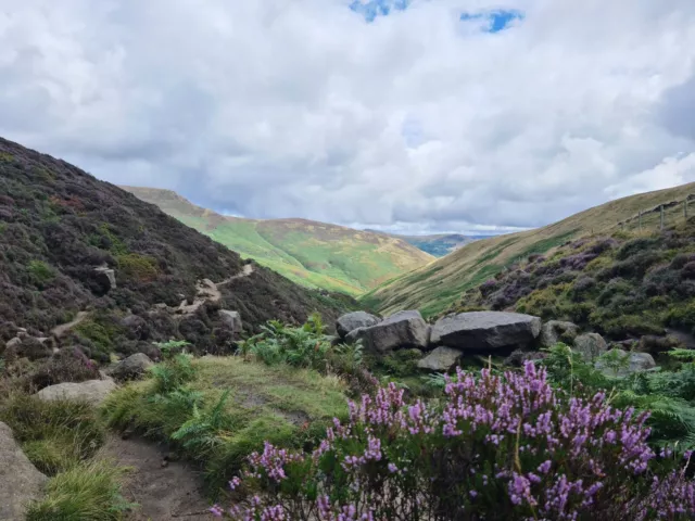 Domestique Mural Art Affiche -kinder Scout-Grindsbrook Clough-Peak District-