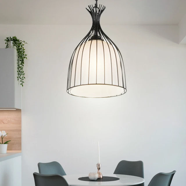 Led Cage LED CAGE DESIGN Suspendu Luminaire de Plafond la Vie Ess Chambre Rétro ...